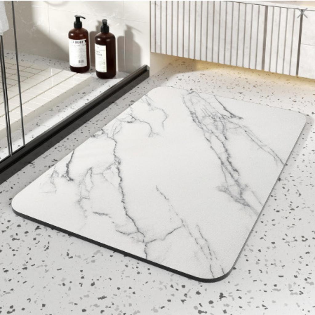 Modern Simple Toilet Absorbent Quick Dry Dirty Mat Bathroom Door Non-slip Wear-resistant Diatom Mud Mat