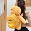 School Bag New Bear Doll Backpack Girls Trend Backpack Fashion Foreign Style Women Cute Cartoon Backpack