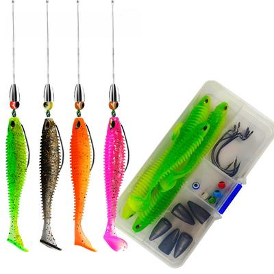 Fishing Soft Bait Set Simulation Fishing Lure Hook Set