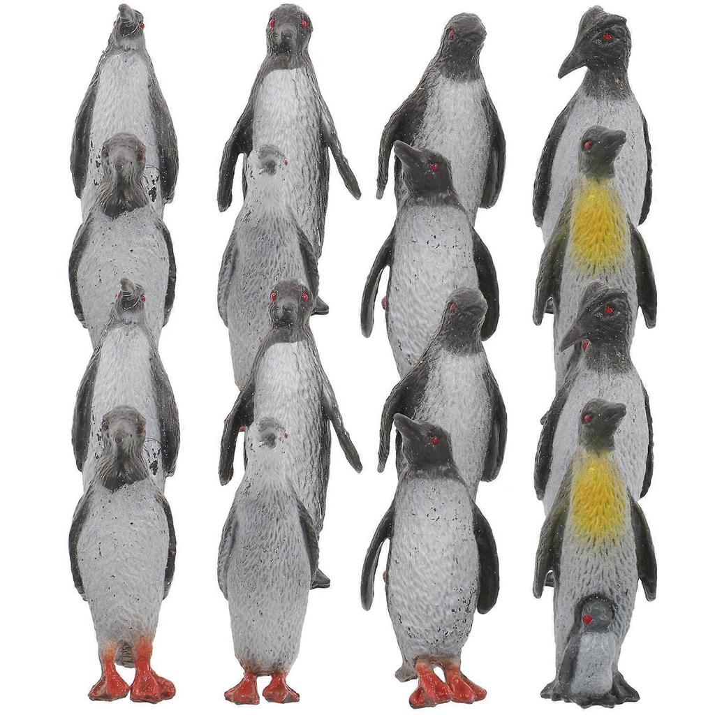 Pinguini Giocattolo per Bambini Piccoli Decorazione per la Casa e Ausilio Didattico Colore Assortito 5x2x1.5cm 16 Pezzi
