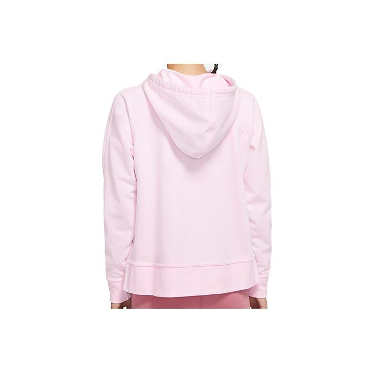 Nike Dri-FIT Trainings-Hoodie mit durchgehendem Reißverschluss für Damen Jacken Pink CU7010-663