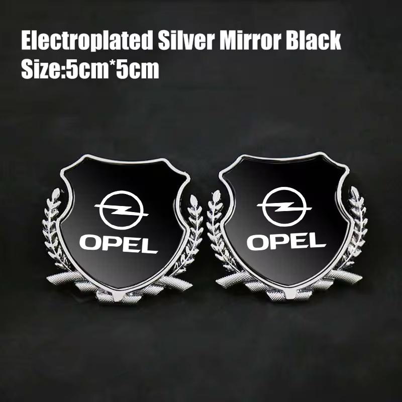 Metal Car Trunk Window Side Emblem Badge Decal Sticker For Opel Corsa D Astra Insignia Mokka Adam Combo OPC Vauxhall Vectra H G Sr7