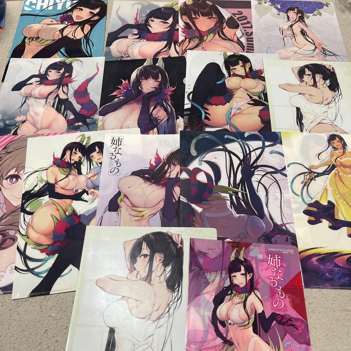 Used Sister Pochi Iida. Clear file poster bulk sale 15 piece set