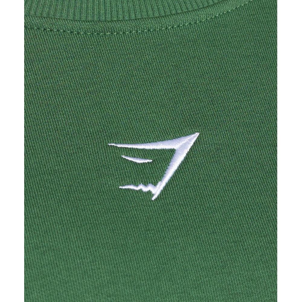 Gymshark Training Oversized Fleece Sweatshirt Classic Green B5a9r Ec20