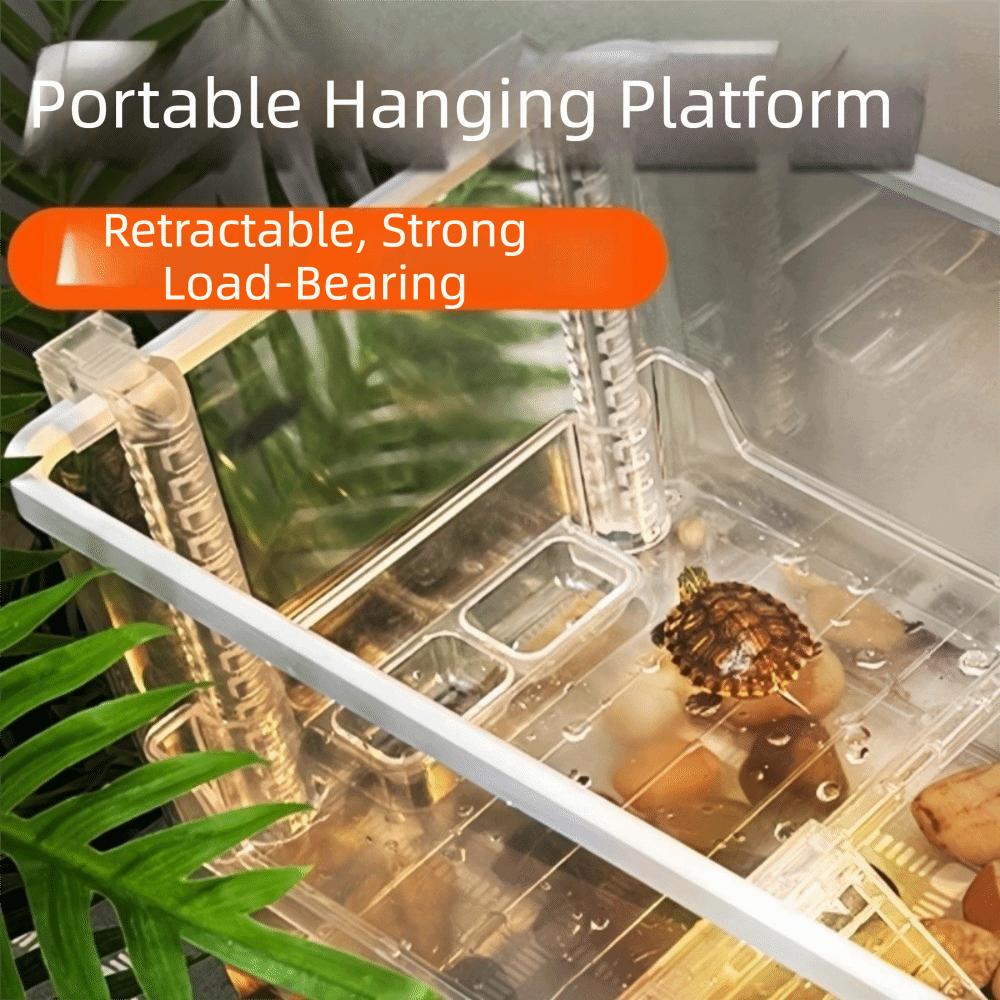 Climbing Ladder Reptile Basking Platform Hanging Turtle Resting Terrace  Tortoise Enclosures
