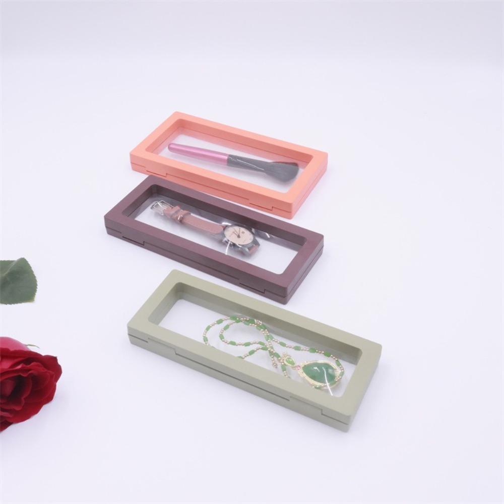 Elastic Jewelry Display Box Colorful Frame Transparent PE Film Box  Gift Display