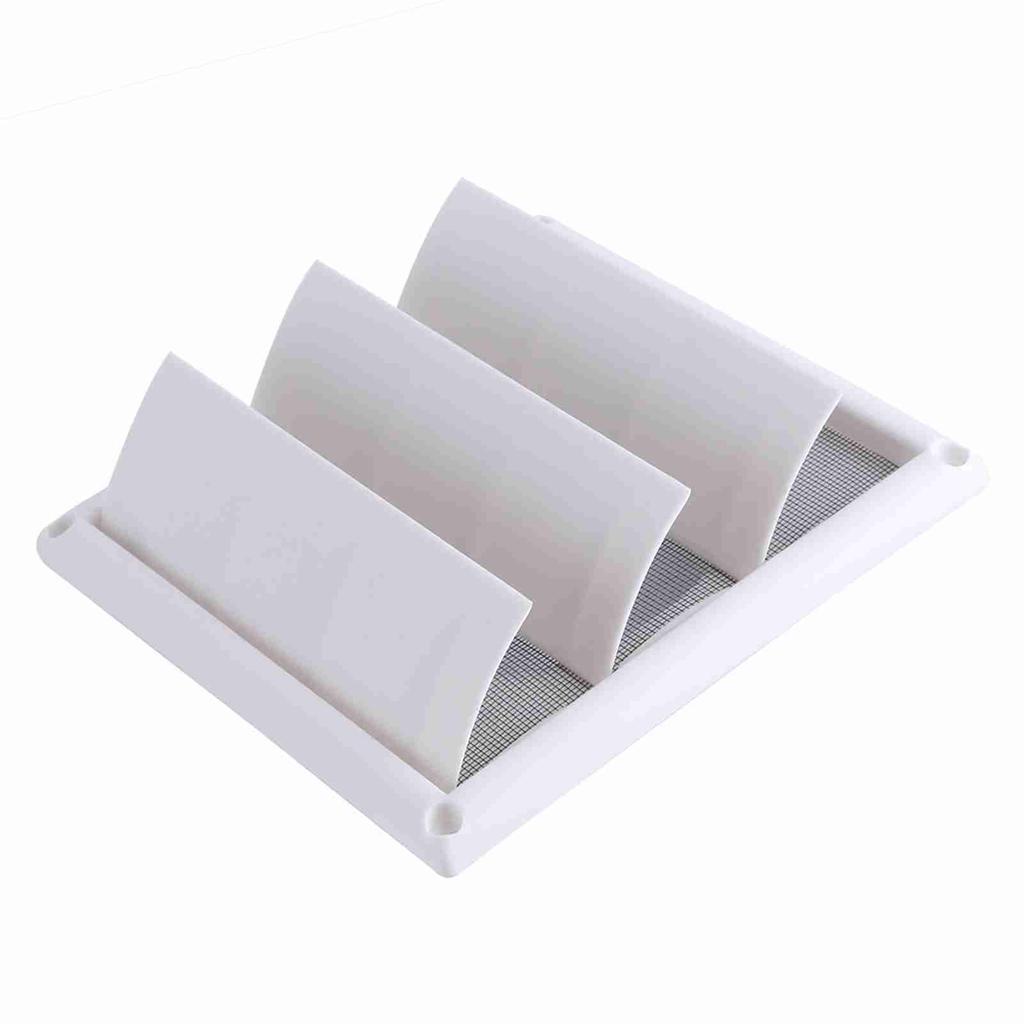 1 PC Plastic Vent Grille Cover 3 Flaps Wall Duct Ventilation Grill With Net New 15*15cm