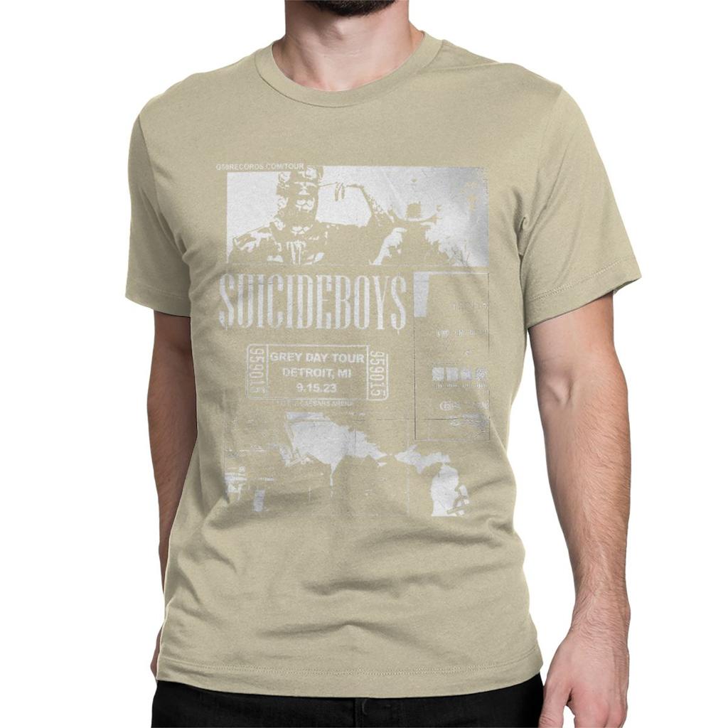 Vintage Tour Suicideboys T Shirt Men Women High Quality Cotton Funny Tshirts Round Neck Tee Shirt Short Sleeve Clothes Gift Idea