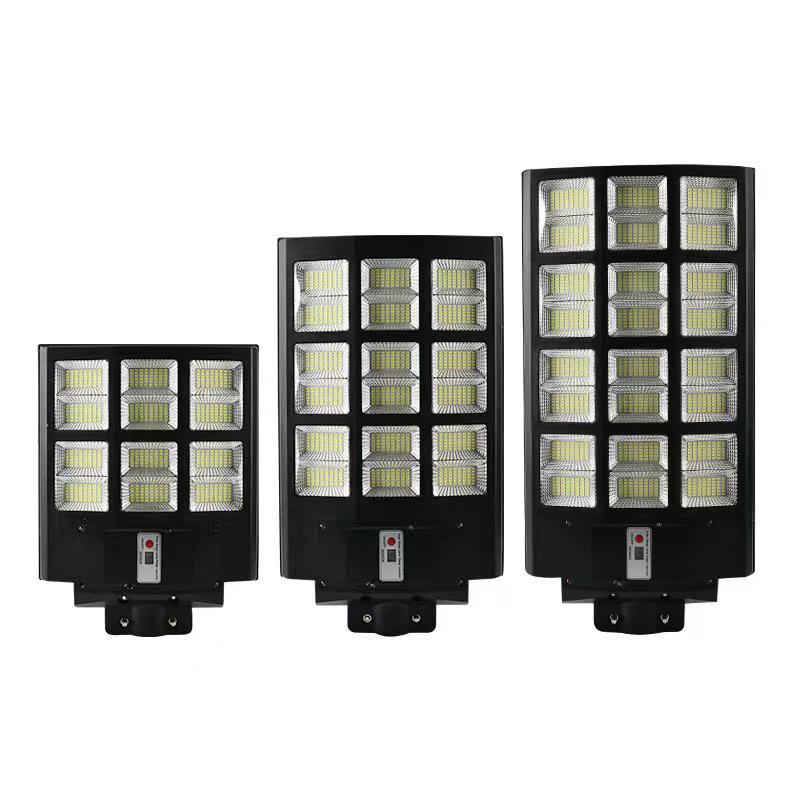 Solar Street Light with Three-Sided Illumination & Remote Sensor - Waterproof Courtyard Wall Light