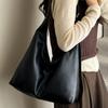 Large-capacity Bag Women's Autumn New Casual Simple Shoulder Messenger Bag Textured Commuter Tote Bag