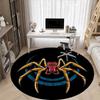 1PC Spider Bee Office Round Area Rug, Mat Suitable For Office, Under Office Chairs Bedroom Living Room Home Decor, Room Deco