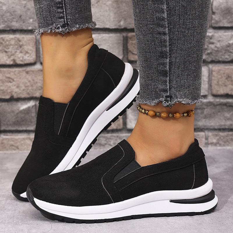 Fashion Casual Slip On Platform Sneakers for Women Lightweight Breathable Walking Shoes Woman Comfort Thick Sole Non Slip Sports Shoes