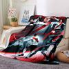 River Plate Juanfer Quintero Football Star Print Fleece Blanket Soft Cozy Throw Blanket for Sofa Couch Bed Soccer Fan Home Decor