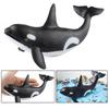 1/6Pcs Simulation Sea Animal Figurine Miniature Shark Whale Dolphin Sculpture Educational Toy Ocean Creature Model Decoration Ornament