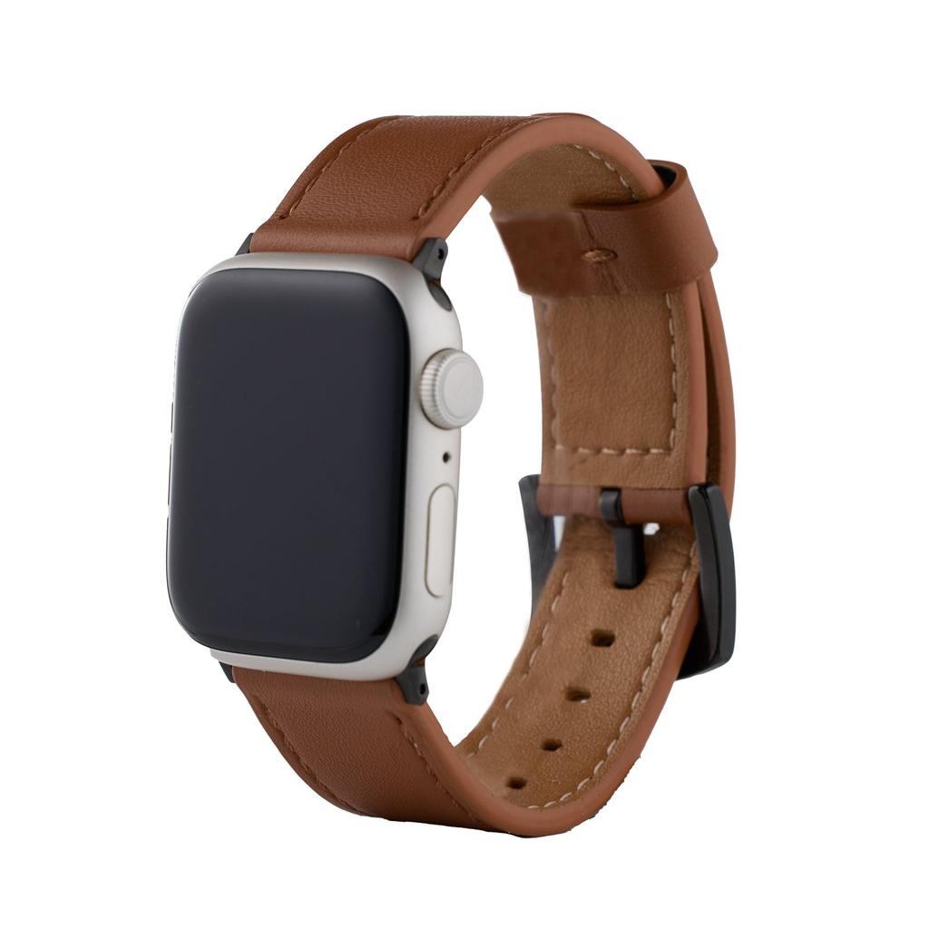 Leather Loop For Apple Watch Band Series Ultra 10/9/8/7/6/5/4/3/2/1 SE 38mm 40mm 41mm 42mm 44mm 45mm 46mm 49mm Strap