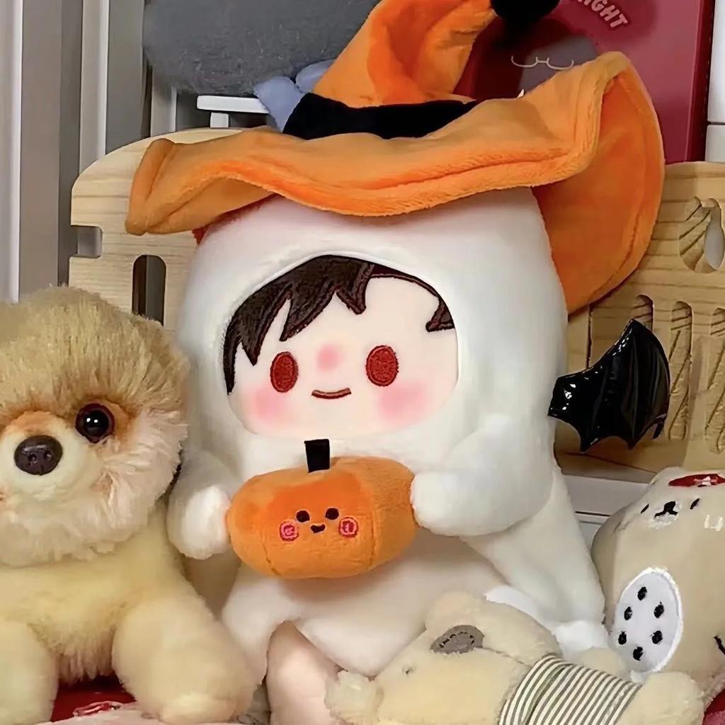 Halloween Pumpkin 10Cm Cotton Doll Clothes Replacement Accessories Stuffed Plush Doll Stuffed Clothes Send Friends Xmas Gifts