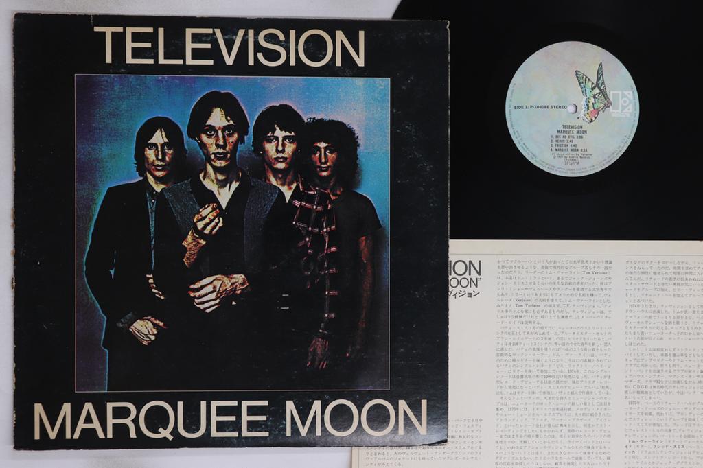 LP Record TELEVISION - Marquee Moon P10308E ELEKTRA 1977 Japan Rock Used