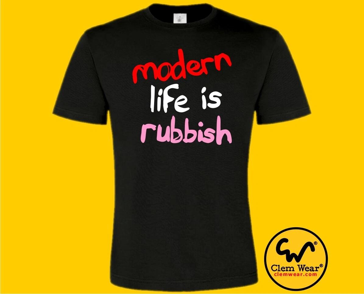 Modern Life Is Rubbish Blur Indie Punk tshirt tee T-shirt funny carbon neutral S