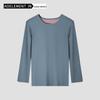 Men's Seamless Thermal Long-Sleeve Shirt for Autumn & Winter