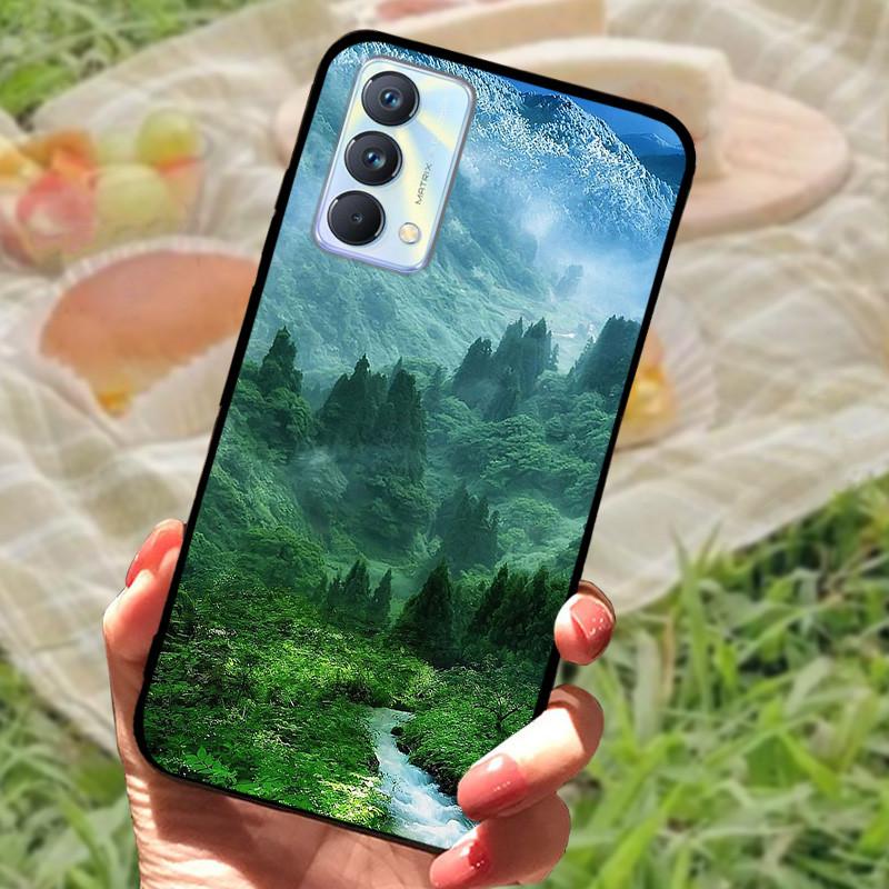 Für Realme GT Master Edition Hülle Marmor bemaltes Cover Weiches Silikon Stoßfeste Handyhülle Für Realme GT Master Hülle Bumper
