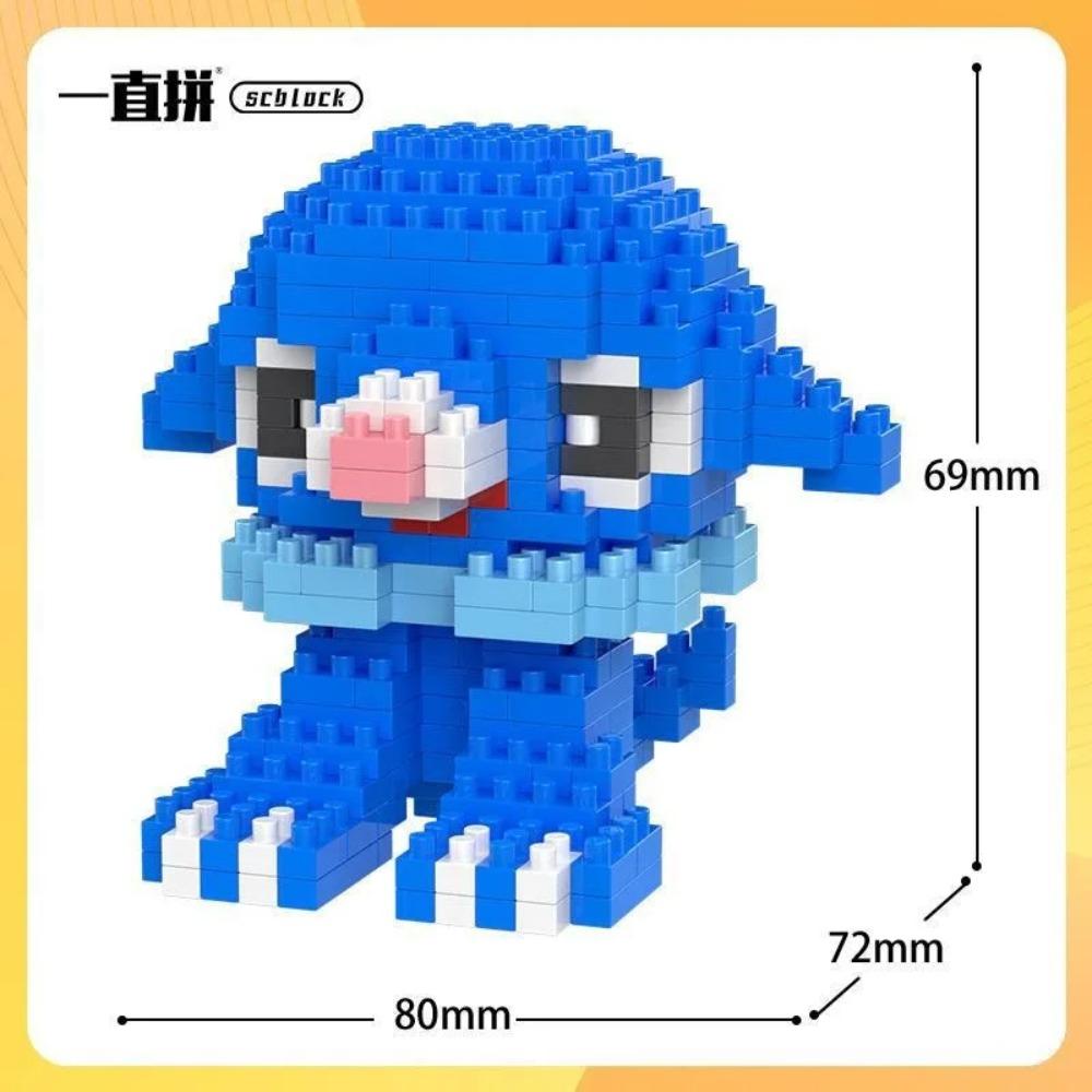 Pokemon Building Blocks Small Cartoon Mini Block Pikachu Charizard Eevee Mewtwo Anime Assemble Action Model Dolls Boys Toys