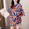 Harajuku Casual Oversized UNISEX Long T-shirt Woman Korean 2024 Summer Vintage Graphic Cartoon Print T Shirt Women Loose Y2k Gray Blue Top Streetwear