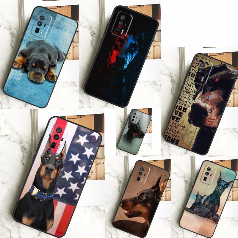 Doberman Dog Case For Xiaomi 14 13 Ultra 11T 12T 13T Pro 12 Lite POCO F6 F5 X6 M6 Pro X5 X3 F3 M5s Cover