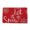 Christmas Festival Decoration Front Door Carpet Indoor Outdoor Anti-Skid Mat