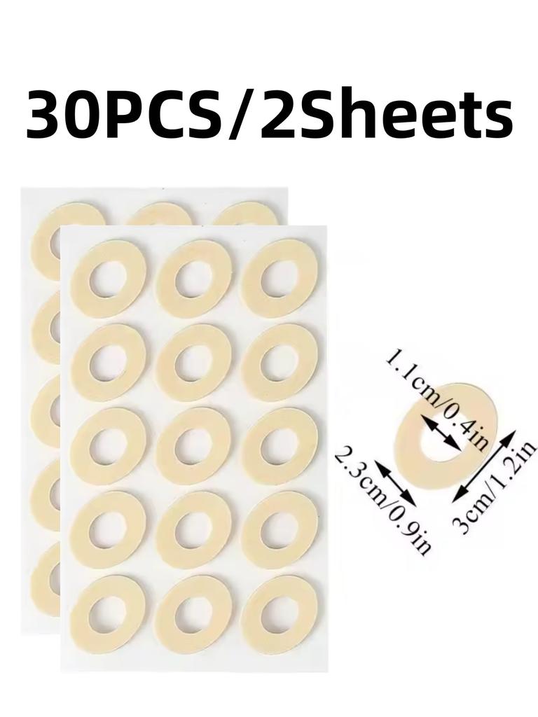 15PCS/Sheet 3 Types Callus Cushions Shoes Heel Pad Foam Round Toe Foot Corn Bunion Protectors Pads