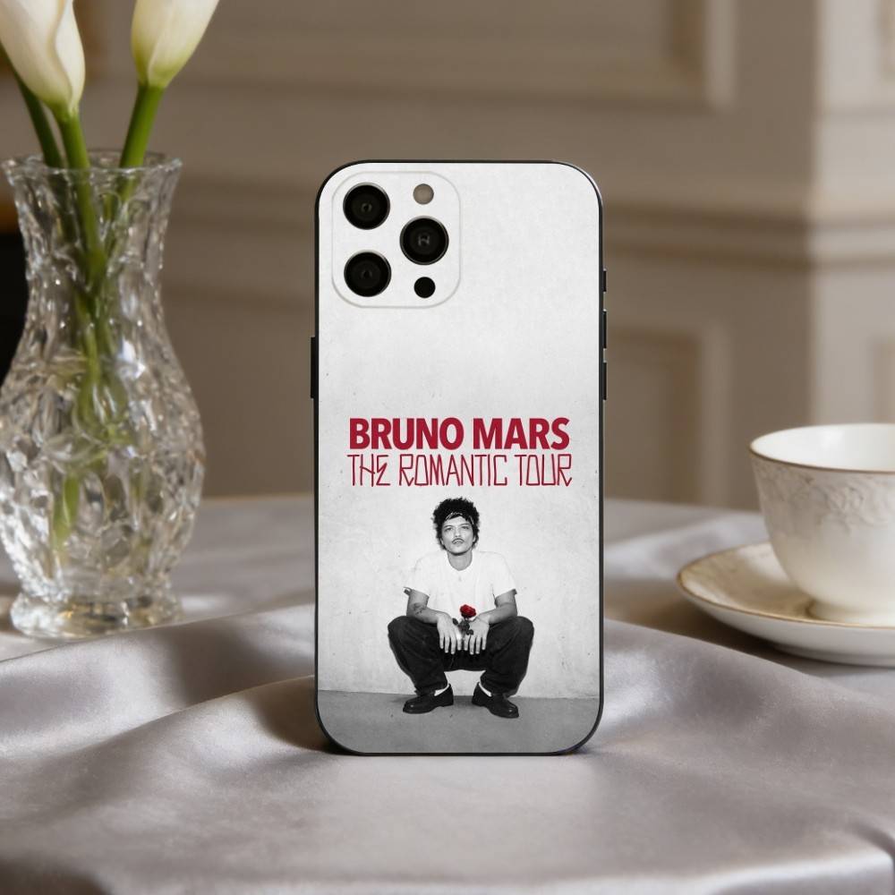 F-famous B-Bruno Mars The R-Romantic Phone Case Silicone Soft For IPhone 17pro 16 15 14 13 12 11 X XR Plus Pro Max Plus