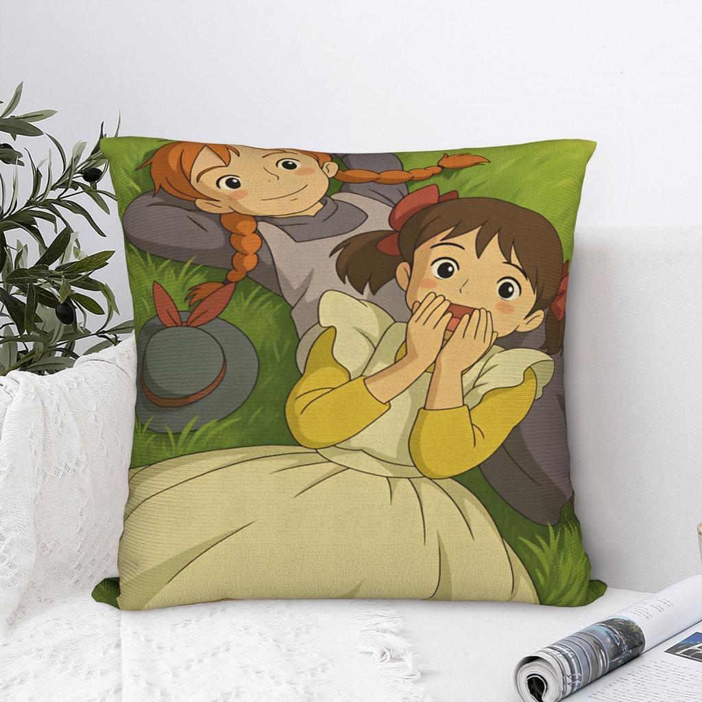 Anne of Green Gables Pillow Cover Soft Cushion Cover Morden Pillow Case For Sofa Home Decoration