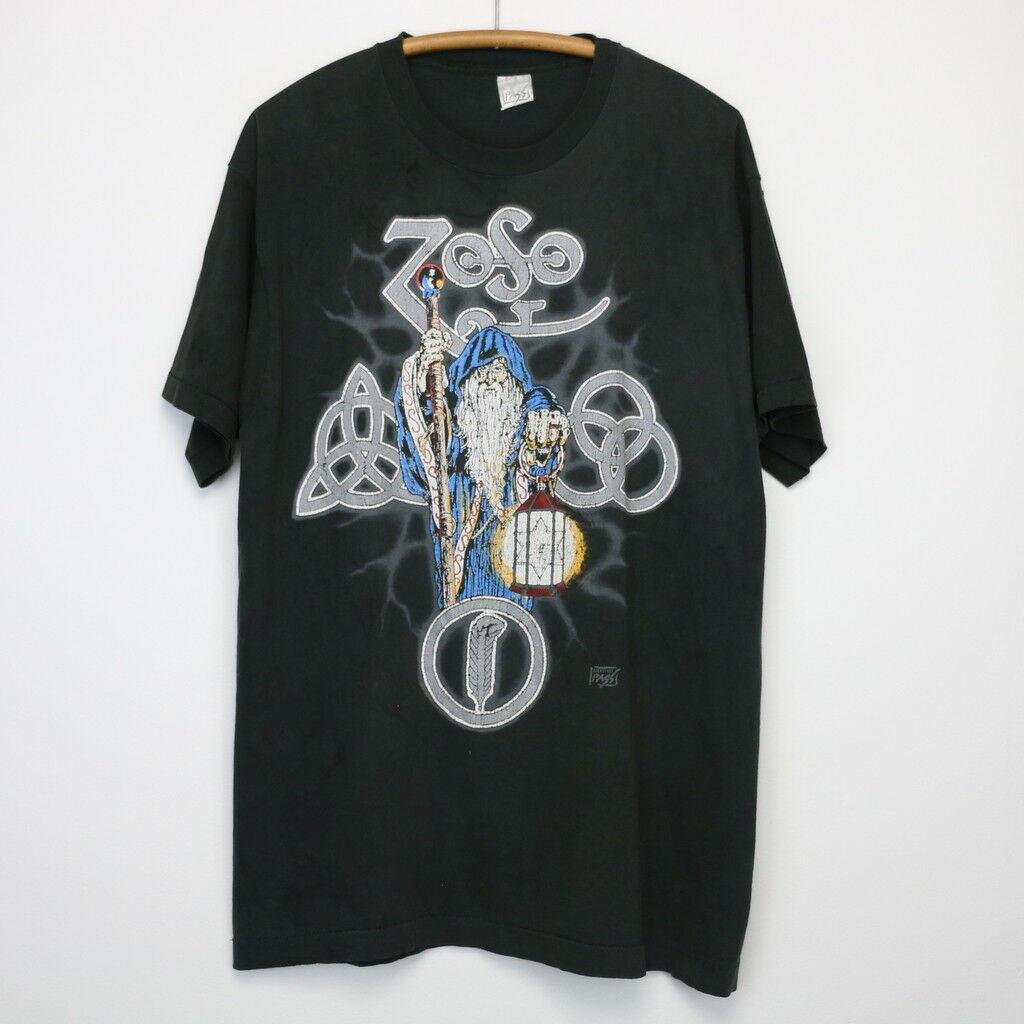 Led Zeppelin 1990s ZOSO Jimmy Page Robert Plant Men S-234XL T-shirt C070 XL