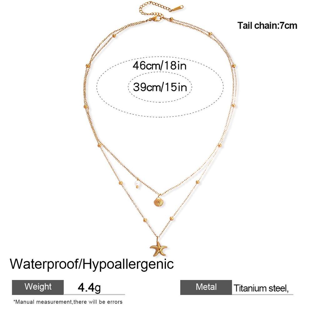 Zircon Heart Stainless Steel Necklace – Elegant Clavicle Chain for Women