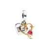 DIY Jewelry Gift Sparkling Golden Lucky Star Happy Girl & Boy North Star Splittable Sun & Moon Charm Beads Fit Original Bracelet