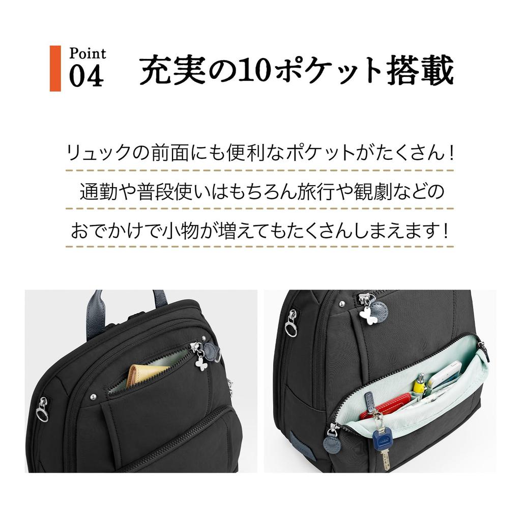 Kanana Project PJ8-3rd Freeway Rucksack, A4-Format, mit Rückentasche, Marineblau, 62102