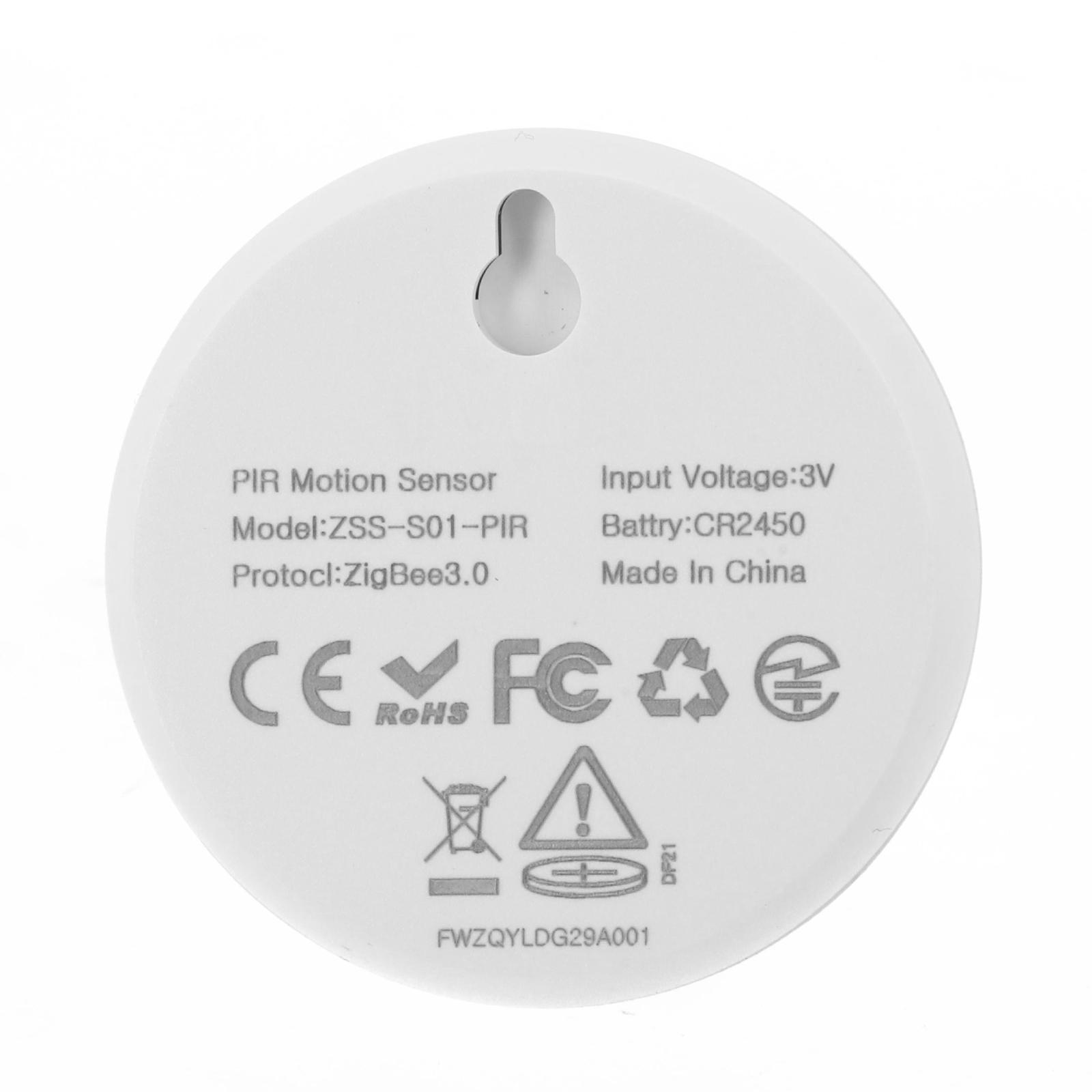 

For ZigBee Sensor Smart Body Infrared PIR Sensor APP Wireless Remote Control 52*46*30mm 120° Wide-angle Coverage China Mainland