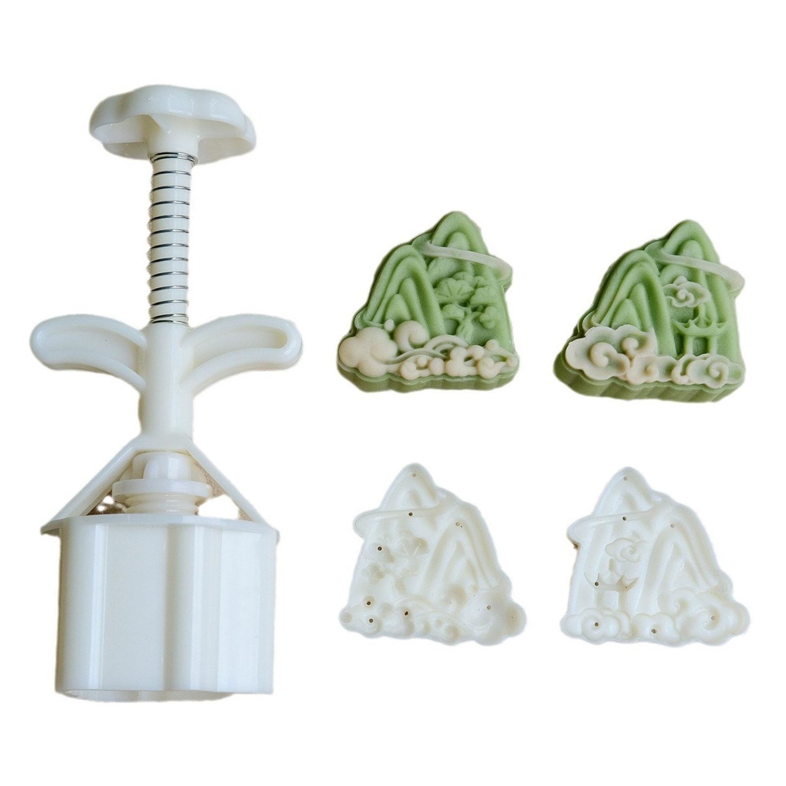 

Формы для торта «Лунная вода» на горной воде, приспособление для изготовления лунных тортов на праздник середины осени, штампы для печенья, ручной пресс, инструмент для выпечки лунных тортов