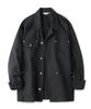 PARTIMENTO Duck Canvas Chore Jacket Black