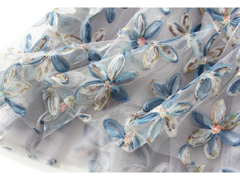 Printemps 2025 Jupe trapèze longue midi en tulle à paillettes - Jupe longue midi dissimulant les hanches