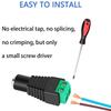 DC Connector Power Jack Plug Adapter 5 Pairs 12V 5A Male+Female 2.1 X 5.5MM Power Connector for CCTV Camera Led Strip