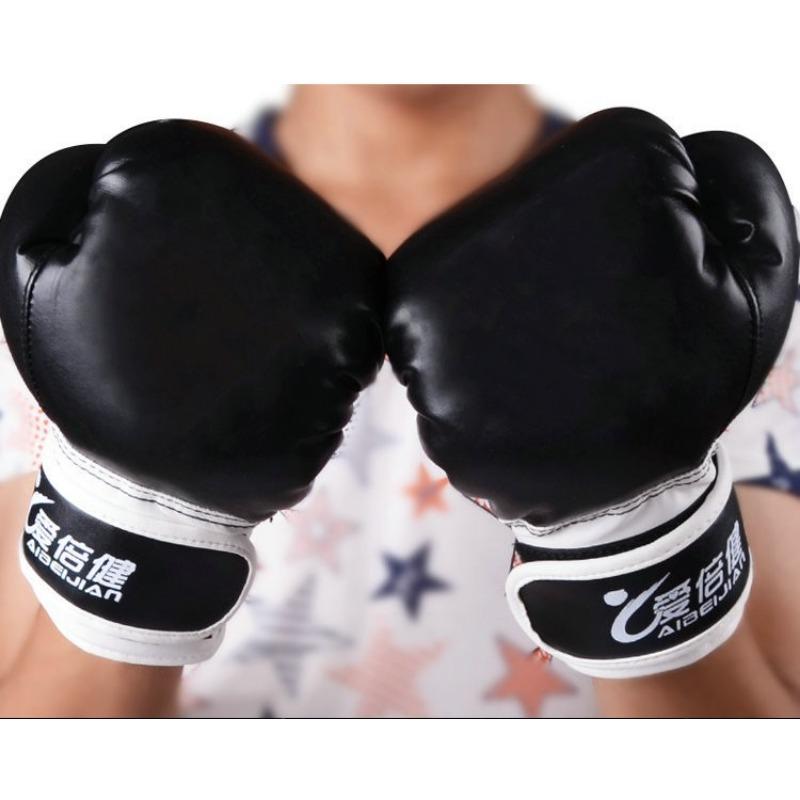 Boxing Gloves for Kids Children Fighting Sanda Muay Thai Karate Gloves PU Leather Boys Kick Boxing Training Equipment