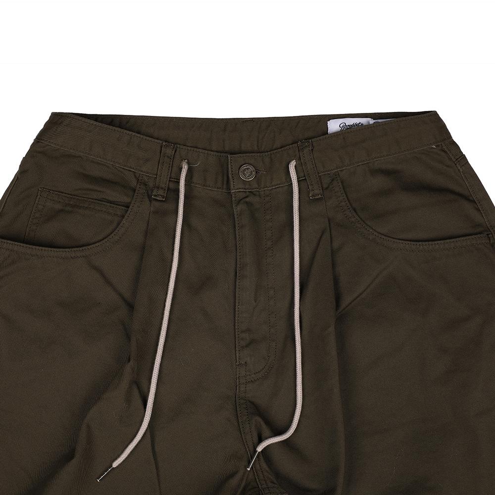 Bieseulaebis Mid 90 Baggy Cotton Pants Dark Khaki