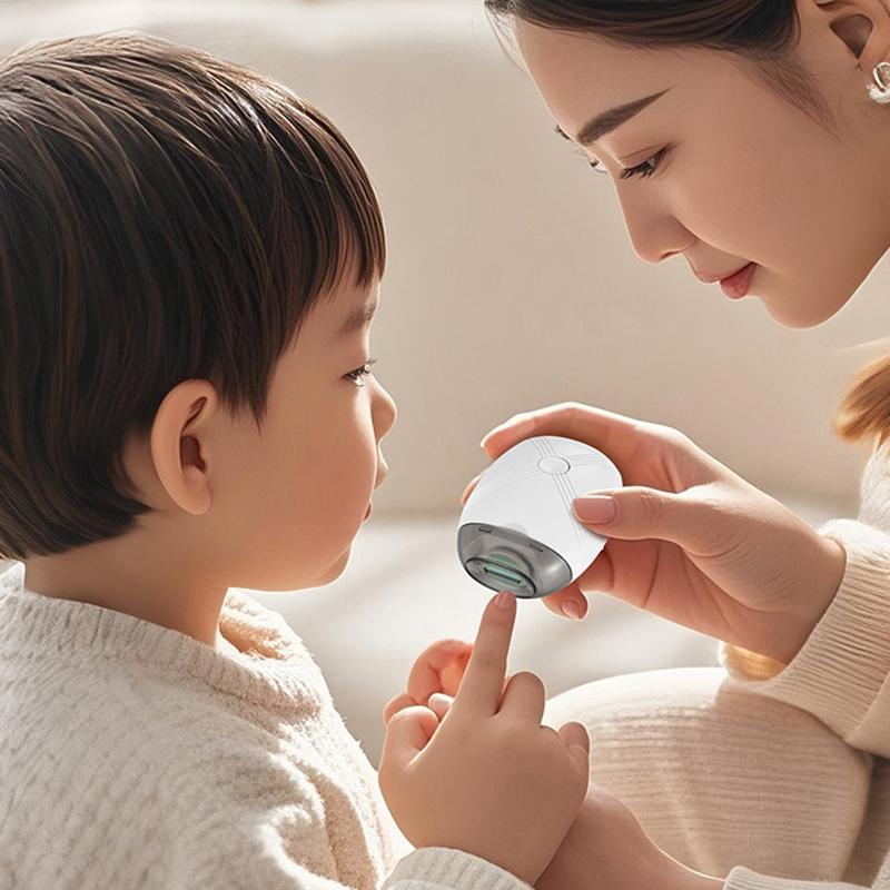 Electric Nail Filer Rechargeable Fingernail Polisher With Light Automatic Electric Nail Clipper For Nail Care And Polishing