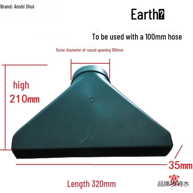 Industrial Vacuum Cleaner Accessories: Dust Collector Adapter, Belt Sander Dust Collector, Three-way Pipe Damper, Valve Crusher