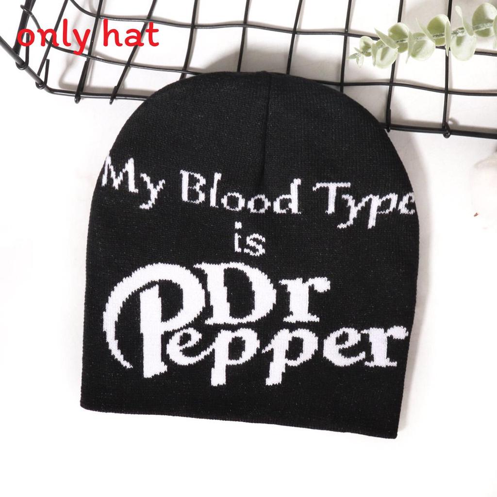 

Fashion Letter Pattern Multi-color Neutral Casual Warm Knitted Hat For Street Style