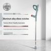 F Elbow Crutch: Telescopic Non-slip Aluminum Forearm Cane for Lightweight Rehabilitation and Hiking