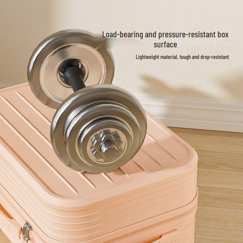 Durable 20-inch Silent Trolley Suitcase for Women and Men