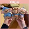 Adorable Plush Keychain Doll Bag For Birthdays Soft Mouse Style Cute Accessory