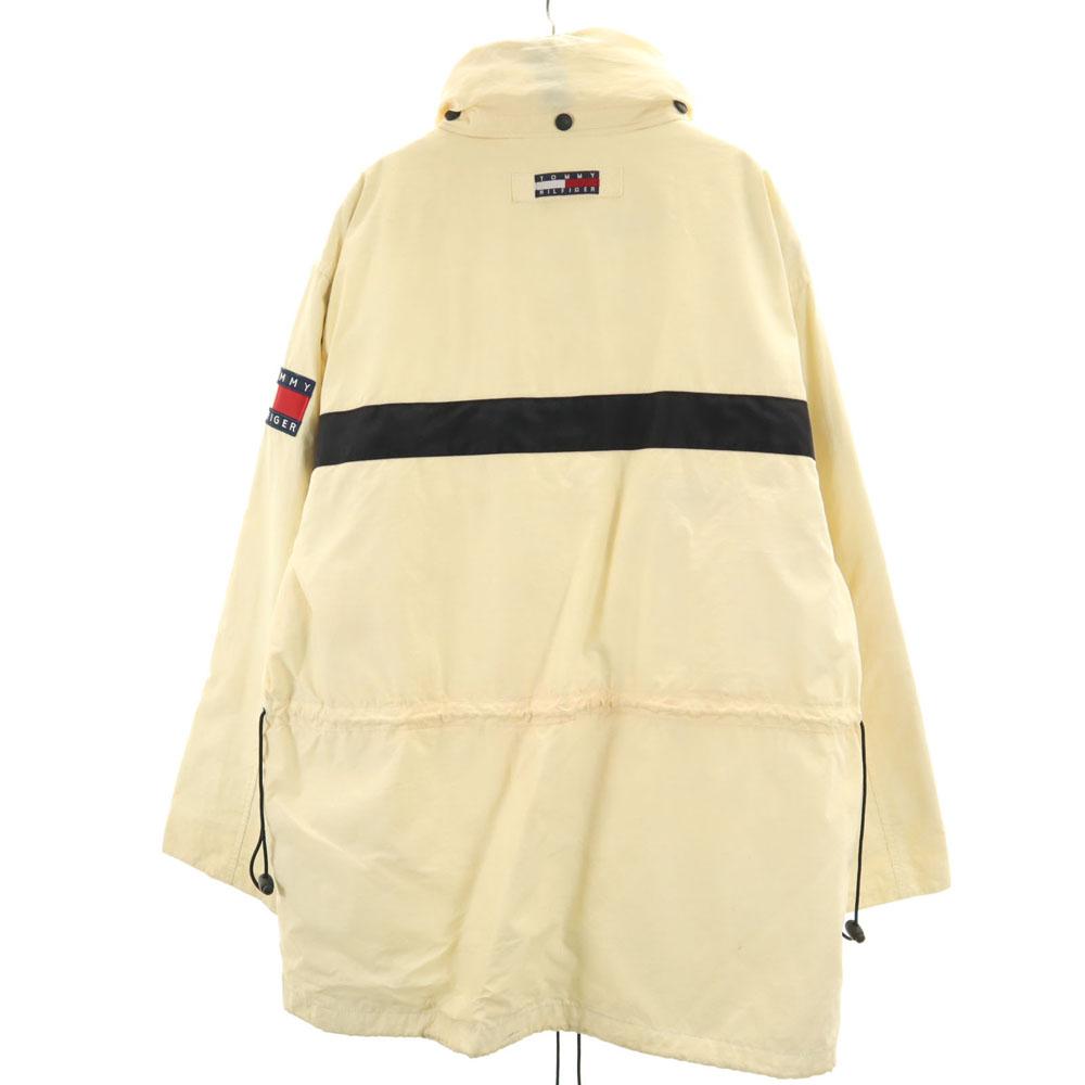 TOMMY HILFIGER 90s Old Nylon jacket M Ivory system Men's Used