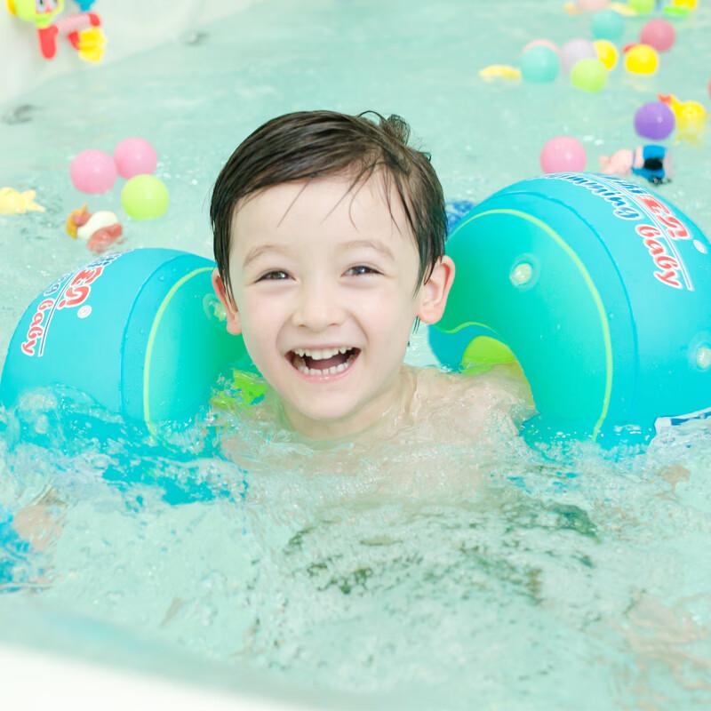 Swimmingbaby Kids Inflatable Armbands L (3-14 Years, 32-80 Jin) синий